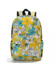 Miyahouse klasyczny kwiatowy drukowane podróży plecak dla kobiet płótnie plecak szkolny dla nastolatek plecak o dużej pojemności