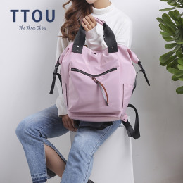 TTOU Nylon plecak kobiety plecaki do użytku codziennego panie o dużej pojemności z powrotem do torba szkolna nastoletnich dziewc