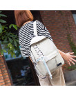 Kobiety plecak do szkoły nastolatek dziewczyny torba szkolna panie płótno plecak kobiet Bookbag tornister klasyczny plecak na la