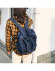 Kobiety plecak Denim torba dziecięca plecaki koreański torba na ramię dla nastoletnich dziewcząt tornister na studia plecak plec
