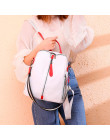 Aelicy plecak z miękkiej skóry kobiet jednolity szkoła torba na ramię dziewczyny wysokiej jakości Pu plecak na komputer Rugzak