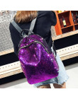 Glitter plecak kobiety cekiny plecak plecak dla nastolatki mody żeński złota czarny szkoła cekiny torba na co dzień podróży