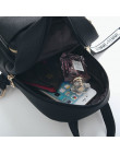 Wobag Mini kobiety plecaki miękkie PU skóra uczeń Fuzzy Ball wisiorek na ramię torby szkolne kobiet mały plecak podróży czarny