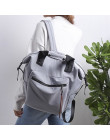 Moda Nylon wodoodporny plecak kobiety duża pojemność torby szkolne na co dzień, w jednolitym kolorze, podróżny plecak na laptopa