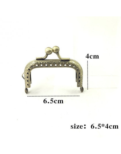 BDTHOOO DIY metalowa rama torebka uchwyt monety torby metalowe pocałunek zapięcie blokada rama akcesoria do torby 6.5/7.5/ 8.5/1