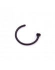 , 6mm, 8mm, 10mm, małe cienkie ze stali chirurgicznej nos Lip otwarty pierścień Hoop typu C Hoop Piercing stadniny ciało biżuter