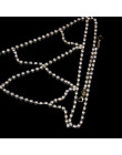 StoneFans Rhinestone błyszczące Sexy biżuteria dla kobiet majtki stringi słodkie prezent na Boże Narodzenie talia łańcuch ciało 