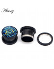 1 pc 316L ze stali nierdzewnej zatyczki do uszu i tunele Ear piercing Earlets wkręca kolczyk Expander, ucho, wskaźniki, ciało bi