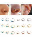 3 sztuk/zestaw moda Retro okrągłe koraliki nos pierścień nozdrza Hoop Body Piercing biżuteria 248359