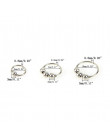 3 sztuk/zestaw moda Retro okrągłe koraliki nos pierścień nozdrza Hoop Body Piercing biżuteria 248359