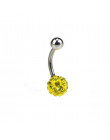 ZN 1 Pc srebrny Labret wargi pierścionek z cyrkonią anodowane wewnętrznie gwintowane Prong klejnot Monroe 16G Tragus Helix Ear P