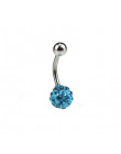 ZN 1 Pc srebrny Labret wargi pierścionek z cyrkonią anodowane wewnętrznie gwintowane Prong klejnot Monroe 16G Tragus Helix Ear P