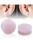 Expander Piercing ucha 1 para z Opalite kamień zatyczki do uszu tunele wskaźniki Expander Body Piercing biżuteria