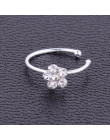 1Pc moda ze stali nierdzewnej kryształ Rhinestone kolczyk w nosie Hoop okrągłe Piercing nos pierścienie kolczyk przekłuwanie usz