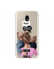 TPU Case do Samsung Galaxy J2 J5 J7 Prime J3 J5 J7 2015 2016 2017 dziewczyna dziecko kobiety mama pokrywa kılıf na Samsung J4 J6