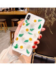Ochronne przezroczyste etui do telefonu w modnym kwiatowym wzorze suszone kwiaty wtopione w obudowę Apple iphone