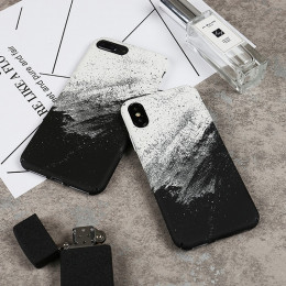 Coque dla iPhone X abstrakcyjne Graffiti etui na telefon na dla iPhone X 10 iPhone 6 6S 8 7 Plus moda twardy skrzynki pokrywa Fu