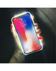 Dla iPhone 7 8 Plus Light Up lampa błyskowa do selfie etui na telefon zdjęcie wypełnić światło artefakt dla iPhone 7 plus X 6 6S