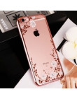 Etui na telefon komórkowy dla iPhone 6 6 S iPhone X 10 XR XS Max iPhone 7 8 Plus iPhone 5S 5 s SE 4 4S silikonowe jasne różowe z
