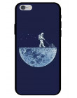 Astronauta przypadku dla Coque iPhone 8 przypadku przestrzeń księżyc planeta gwiazda miękkie etui z termoplastycznego poliuretan