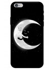 Astronauta przypadku dla Coque iPhone 8 przypadku przestrzeń księżyc planeta gwiazda miękkie etui z termoplastycznego poliuretan