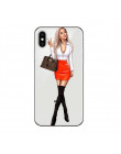 Vogue mody uroczy malarstwo kobiety miękkiego silikonu telefon skrzynki pokrywa dla IPhone 5 5S SE 6 6 s 7 8 PLUS X XR XS MAX se