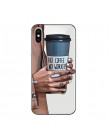 Vogue mody uroczy malarstwo kobiety miękkiego silikonu telefon skrzynki pokrywa dla IPhone 5 5S SE 6 6 s 7 8 PLUS X XR XS MAX se