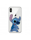 Etui na telefon silikonowe Lilo i Stich przeźroczyste miękkie iPhone 6 6 S SE 5 5S 7 8 Plus X XR XS MAX