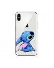 Etui na telefon silikonowe Lilo i Stich przeźroczyste miękkie iPhone 6 6 S SE 5 5S 7 8 Plus X XR XS MAX