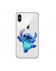 Etui na telefon silikonowe Lilo i Stich przeźroczyste miękkie iPhone 6 6 S SE 5 5S 7 8 Plus X XR XS MAX