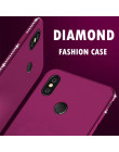 Gorący diament silikonowe obudowa do Xiaomi Pocophone F1 czerwony mi 4A 6 6A S2 5A Plus Prime uwaga 4X4 pro mi Max 3 A1 A2 Lite 