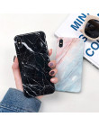 Luksusowe marmuru przypadku dla Coque iPhone X przypadku mody błyszczący miękki etui z termoplastycznego poliuretanu dla iPhone 