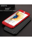 Luksusowe 360 pełna ochrona ciała futerał na telefon dla iphone 6 S 6 S 7 8 X XS Max XR 5 5SE 6 Plus 6 SPlus 7 Plus 8 Plus miękk