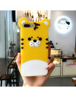 3D Cartoon miękkie silikonowe etui na telefony dla iPhone 5S 6 6S 7 8 Plus X pokrywa Mickey Judy królik uśmiech kot tygrys Stitc