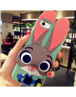 3D Cartoon miękkie silikonowe etui na telefony dla iPhone 5S 6 6S 7 8 Plus X pokrywa Mickey Judy królik uśmiech kot tygrys Stitc