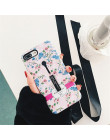 Rose Flower sprawach dla iPhone 7 6 S 6 S 8 Plus Coque luksusowe Flamingo marmuru Ring Finger skrzynka dla iPhone XS Max XR X Et