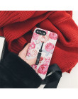 Rose Flower sprawach dla iPhone 7 6 S 6 S 8 Plus Coque luksusowe Flamingo marmuru Ring Finger skrzynka dla iPhone XS Max XR X Et