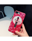 Rose Flower sprawach dla iPhone 7 6 S 6 S 8 Plus Coque luksusowe Flamingo marmuru Ring Finger skrzynka dla iPhone XS Max XR X Et