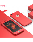 360 pełna miękkiego silikonu Case dla iPhone 6 s 6 S 7 7 S iPhone 8 Plus X 9 XR XS Max 5 5S 5SE 6 Plus 6 SPlus 7 Plus 8 Plus tel