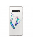 Ciciber moda Feather pokrywa dla Samsung Galaxy S9 S8 S7 S6 S10 S10e S10 + Edge Plus S5 mini telefon przypadki miękka TPU Coque 