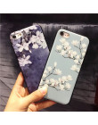 Orchidea niebieski kwiat silikonowe całego ciała etui do iPhone 8 7 6 6 s 5 5S Case miękka obudowa telefoniczna tylna pokrywa dl