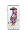 Ciciber moda Feather pokrywa dla Samsung Galaxy S9 S8 S7 S6 S10 S10e S10 + Edge Plus S5 mini telefon przypadki miękka TPU Coque 