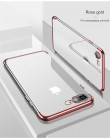 Krzemu jasne miękkie etui na telefony komórkowe dla iPhone X 10 Xr Xs Max 6.1 6.5 cal na 6S 6 s 6Plus 6SPlus 7 8 7Plus 8Plus etu