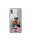 Moda czarny brązowy włosy dziecko mama dziewczyna królowa 01 etui na iPhone X XR XS Max 8 7 6 6 s Plus 5 5S SE silikonowe kobiet