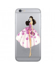 Moda dziewczyny królowa przezroczysty TPU etui na telefony dla iPhone X XS Max XR 7 8 6 S 6 S Plus 5 5S SE śliczne dziecka dziec
