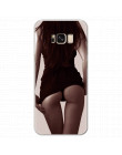 Luksusowe Sexy kobieta Coque dla Samsung Galaxy J2 J3 J5 J7 Prime S5 S6 S7 krawędzi S8 S9 Plus A3 a5 A6 A8 uwaga 8 9 2016 2017 2