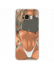 Luksusowe Sexy kobieta Coque dla Samsung Galaxy J2 J3 J5 J7 Prime S5 S6 S7 krawędzi S8 S9 Plus A3 a5 A6 A8 uwaga 8 9 2016 2017 2