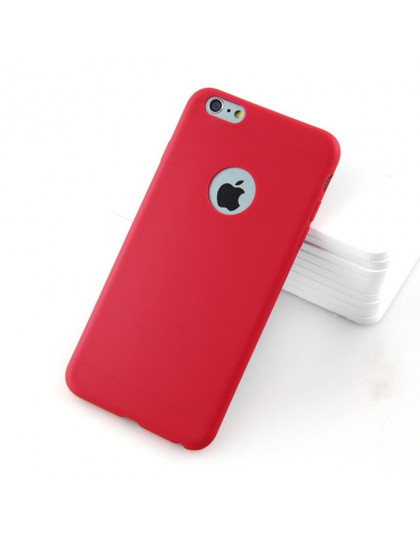 Z Logo Hole krzemu skrzynka dla iPhone 5 5S se 6 6s 7 8 Plus cukierki kolor miękkie etui z termoplastycznego poliuretanu dla iPh