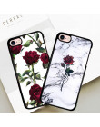 Róża kwiatowy etui na telefon dla iPhone X 7 8 Plus size kobiety przypadku kwiat krzemu miękka TPU Case dla iPhone 5S SE 6 6 S P
