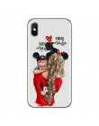 Moda czarny brązowy do włosów dziecko Super mama dziewczyna królowa 01 etui na iPhone X XS Max XR 8 7 6 6 s PlusSE silikonowe ta